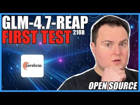 GLM-4.7 218B Cerebras REAP – Local Quantization Testing (1-bit, 3-bit & 4-bit) thumbnail