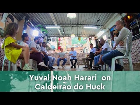 Yuval Noah Harari on 'Caldeirão do Huck' thumbnail