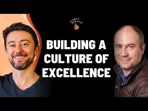 Building a culture of excellence | David Singleton (CTO of Stripe) thumbnail