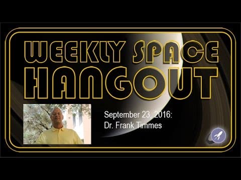 Weekly Space Hangout - Sept. 23, 2016: Dr. Frank Timmes thumbnail