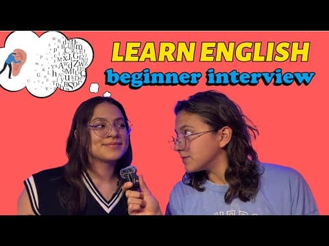 Learn English with SLOW Interviews (comprehensible input) - A1+ Sleep Routines 💤 thumbnail