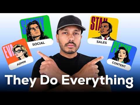 I Hired 6 AI Employees to Run My Entire Business with Marblism thumbnail