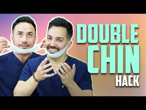 ELIMINATE DOUBLE CHINS with this hack? | Doctorly Reviews Viral Skincare Products thumbnail