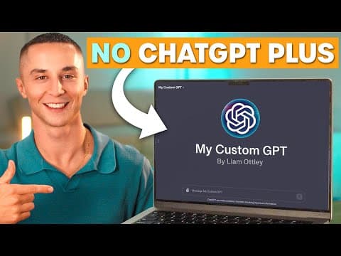 How to Create Your Own GPTs Without ChatGPT Plus thumbnail
