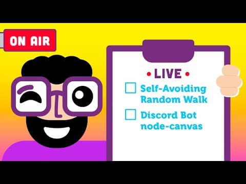 Coding Train Live: Self-Avoiding Walk and Discord bot thumbnail