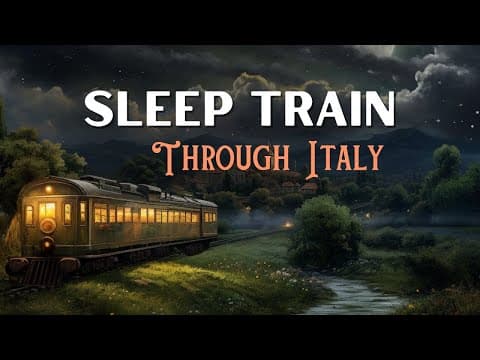 3 HRS Continuous Bedtime Story ๐ค SLEEP TRAIN JOURNEY through Italy with relaxing sounds thumbnail
