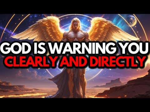 Chosen Ones: How Should You Respond When God Sends a Serious Warning? thumbnail