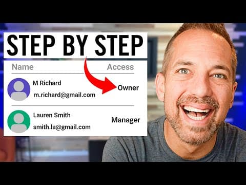 Need Help? Add A Channel Manager To Your YouTube Channel these two ways thumbnail