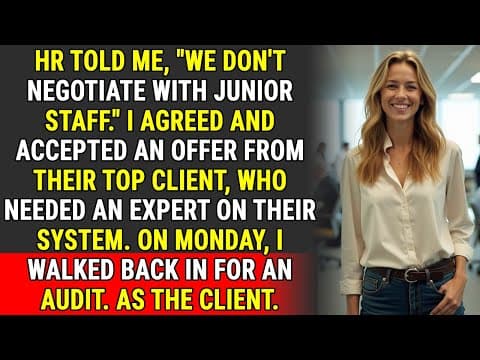HR Told Me "We Don’t Negotiate with Junior Staff" - I Returned as the Client and Fired Them thumbnail