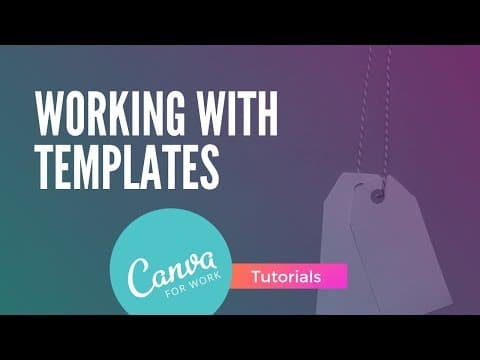 How to Use Templates for New Projects in Canva thumbnail
