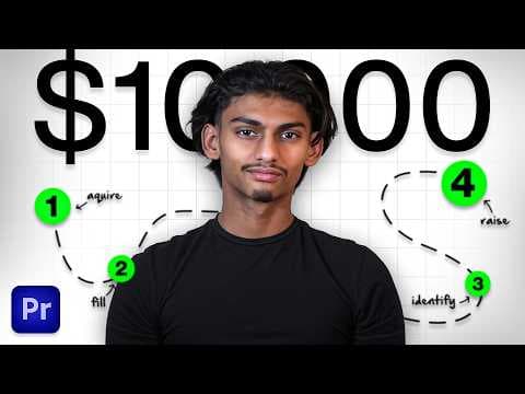 How to Scale to $10K/mo as a Video Editor (4 Steps) thumbnail