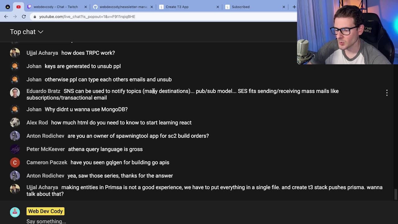YouTube video player
