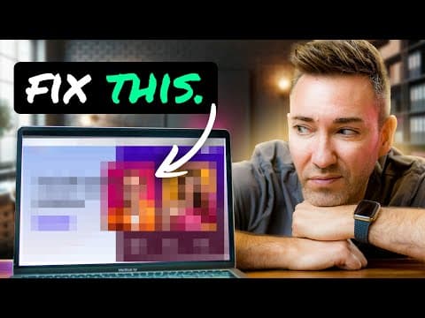 Watch These 62 Minutes To Fix Your Useless Website (Harsh but true) thumbnail