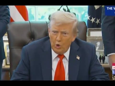Trump issues INSANE announcement at UNHINGED press conference thumbnail