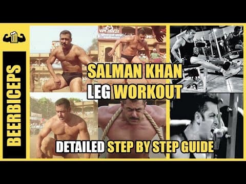 Salman Khan Leg Workout - Lower Body Workout In Gym | BeerBiceps Bollywood Bodies thumbnail