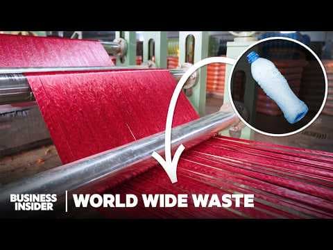 How 1.5 Million Plastic Bottles Are Turned Into Clothing Every Day | World Wide Waste thumbnail