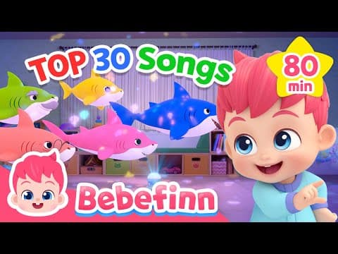 TOP 30 Popular Songs for Kids | +Compilation | Bebefinn Nursery Rhymes for Kids thumbnail