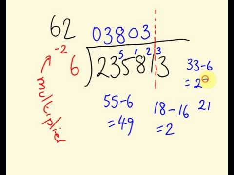 Long Division trick 4 - learn how to do long division easily and quickly thumbnail