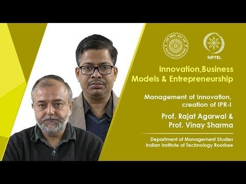 Management of Innovation, creation of IPR-I thumbnail
