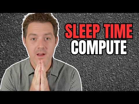 Sleep Time Compute - AI That "Thinks" 24/7 (Breakthrough) thumbnail
