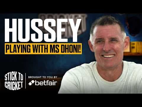 Mike Hussey on MS Dhoni, Australia & Test Cricket’s Big Questions | Stick to Cricket EP 25 thumbnail