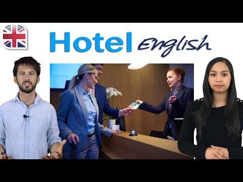 Hotel English - Using Travel English at Hotels thumbnail