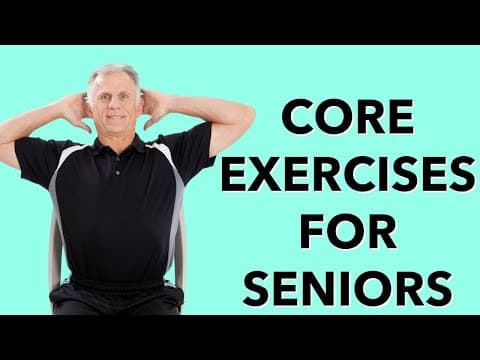 Simple Seated Core Strengthening Workout for Seniors- At Home thumbnail