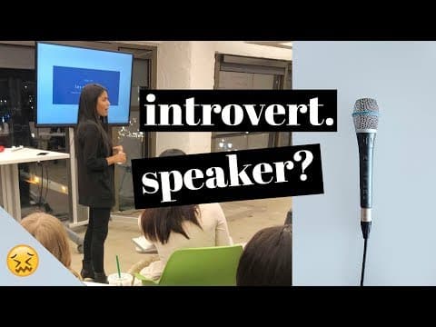 How to Overcome Public Speaking Anxiety Before a Presentation thumbnail
