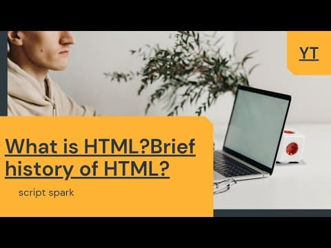 History of HTML | brief history of html | html history thumbnail