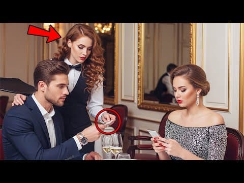 Waitress Slipped a Note to the Billionaire — “Your Girlfriend Sold You Out. They’re in Position thumbnail