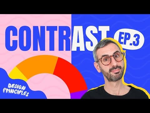 Contrast | Basic Principles of Graphic Design [Ep.03] thumbnail