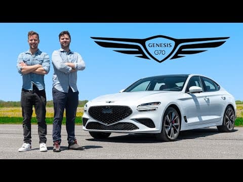 2022 Genesis G70 Quick Review // Kia Stinger In A Tuxedo thumbnail