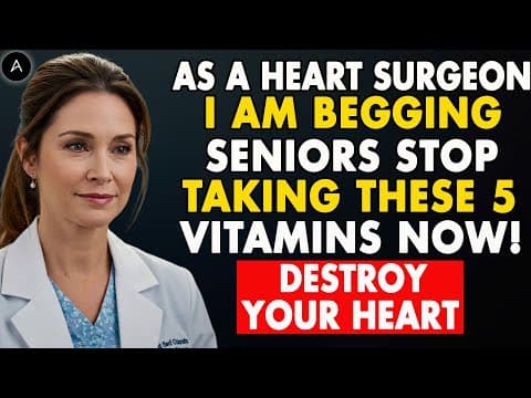 Seniors, I am BEGGING You to STOP Taking These 5 Vitamins That Are Slowly Damaging Your Heart thumbnail