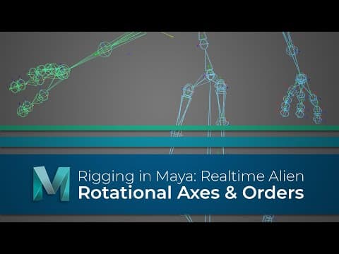 #RiggingInMaya | Part 04 | Rotational Axes & Orientations thumbnail