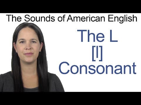 English Sounds - L [l] Consonant - How to make the L [l] Consonant thumbnail