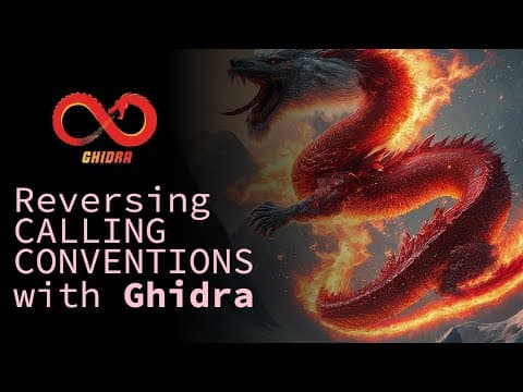 Understanding Calling Conventions - Ghidra Reversing Tutorials thumbnail