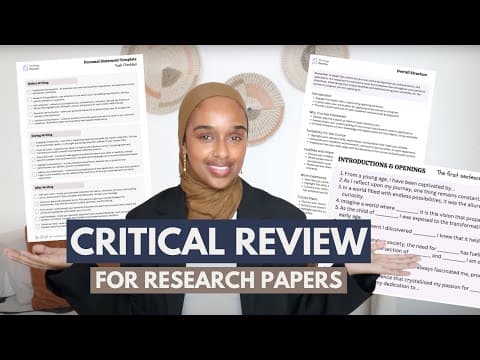 How to Critique a Research Paper Effectively thumbnail
