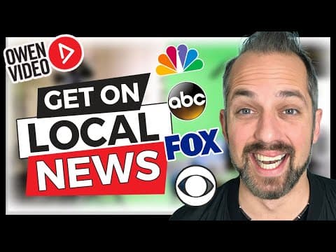How to get on the local news - 3 tips for business owners thumbnail