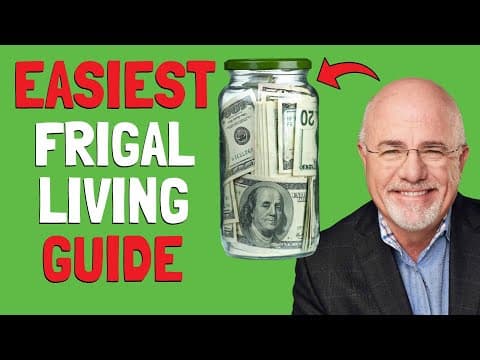 Dave Ramsey's EASIEST Frugal Living Habits YOU MUST START NOW! thumbnail