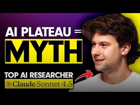 Sonnet 4.5 & the AI Plateau Myth — Sholto Douglas (Anthropic) thumbnail