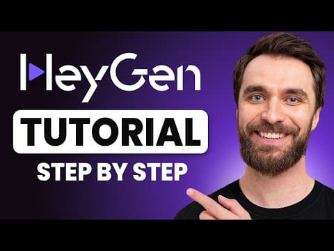 HeyGen AI Tutorial for Beginners (2025) – Create Talking AI Avatars Fast thumbnail