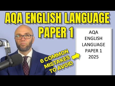 Final Tips for AQA English Language Paper 1 2025 thumbnail