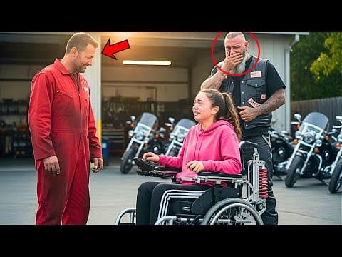 Poor Mechanic Gives Bikers Disabled Daughter a Miracle — Next Day 95 Hells Angels Changed his life thumbnail
