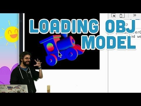 18.7: Loading OBJ Model - WebGL and p5.js Tutorial thumbnail