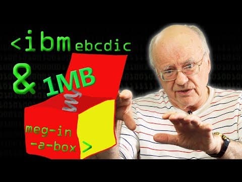 IBM, EBCDIC & A Meg-In-A-Box - Computerphile thumbnail