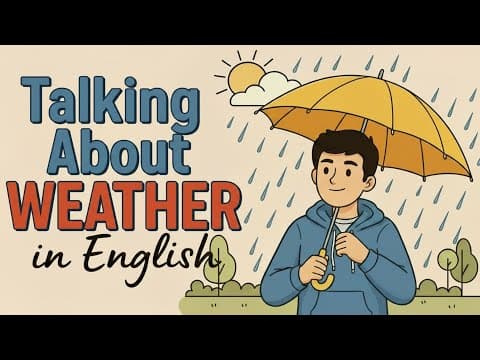 Talking About Weather in English | English Podcast for Beginners ☀️⛈️ thumbnail