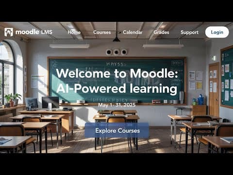 Moodle MOOC25 Free Online Training Courses thumbnail