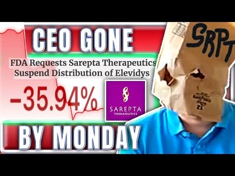 HEADS WILL ROLL. FDA Nukes Sarepta, Martin Has a Meltdown | Sarepta Stock Forecast | Shkreli thumbnail