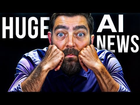 AI News: Things Just Got Absolutely Crazy! thumbnail