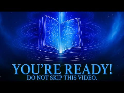 This Book Only Appears When the Universe Knows You’re Ready thumbnail